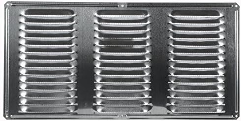 Air Vent 8 in. H x 16 in. L Mill Aluminum Undereave Vent
