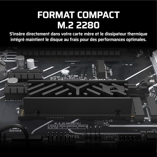 Corsair MP700 ELITE 4 To Avec dissipateur - vue 8