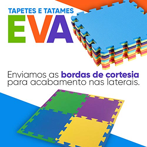 Tatame Tapete EVA Loja da Maria 50x50x2cm 20mm Creme