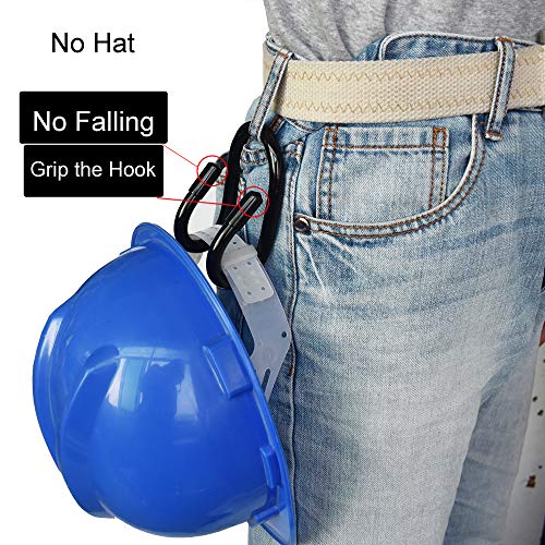 Yyst Flexible Over The Seat Hard Hat Rack Holder Back Seat Hanger Headrest Hanger Headrest Hook (Black X 2 Pack) #TOP3