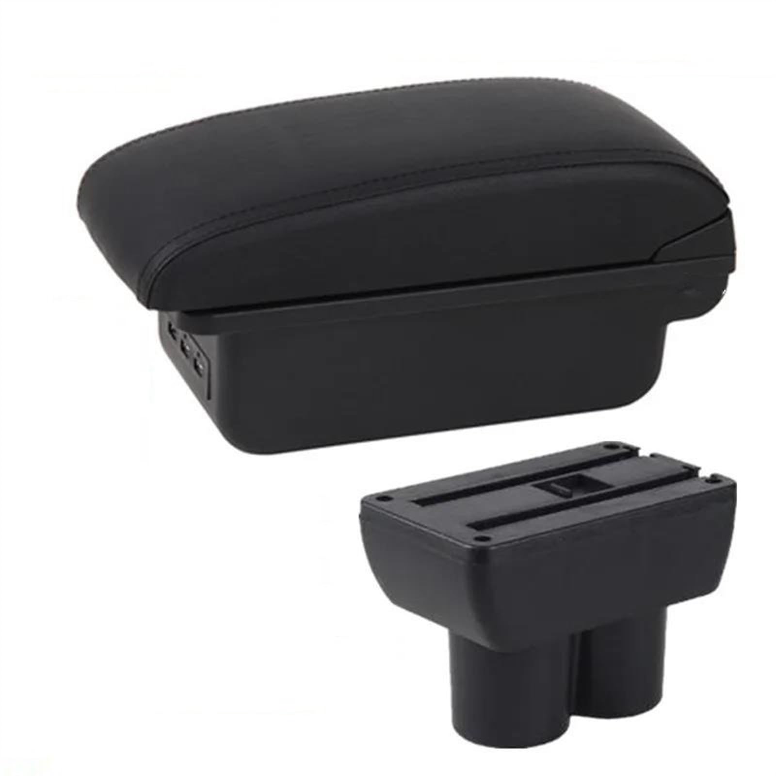 Noheeu B Black Line 3Usb Car Armrest Box Auto Interior Parts Special Retrofit For Jimny Jb23 Jb43 1999-2018