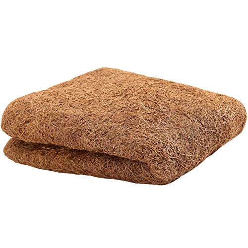 Ningwaan 6 Pcs 18 Inch Coco Basket Liners, Trough Coco Fiber Replacement Liner, Coco Fiber Planter Liners For Hanging Basket, Window Flower Box, Wall Planter Basket #TOP4