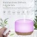 Decdeal 480ml Humidificador de Aire Acústico ultrasónico Difusor de Aroma Fabricante de...