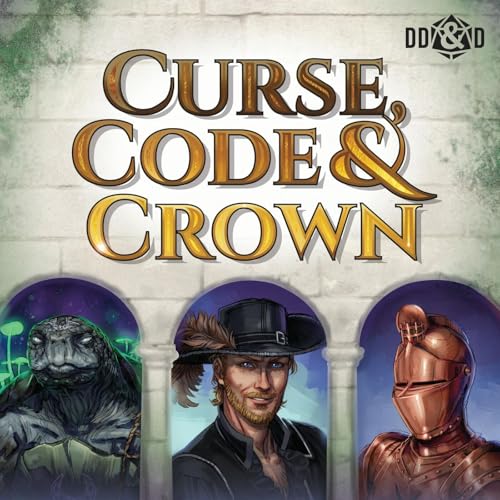 Page de couverture de Curse, Code & Crown a D&D Podcast