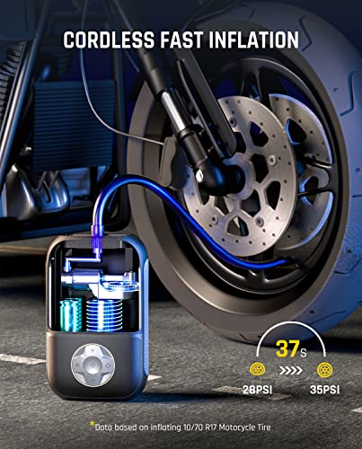 Fanttik X8 Portable Tire Inflator and Fanttik Air Pump Hose Adapter