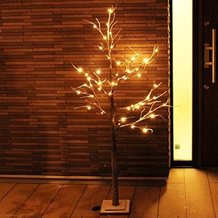 Amazon Co Jp ブランチツリー Led 150cm Ledツリー クリスマスツリー ウッドツリー イルミネーション ライト 飾り おしゃれ コンセント 玄関 リビング インテリア おもちゃ
