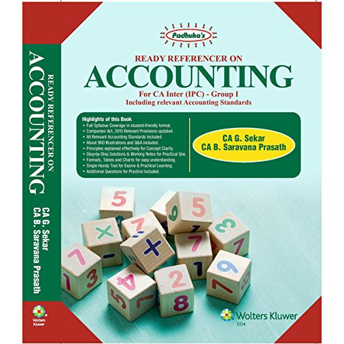 Buy Ready referencer on Accounting CA IPCC Book Online at Low Prices in India Ready