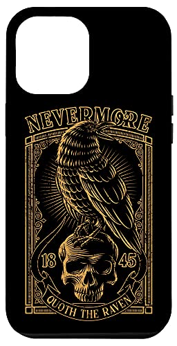 Iphone 12 Pro Max Nevermore Quoth The Raven Edgar Allan Poe Case #TOP8