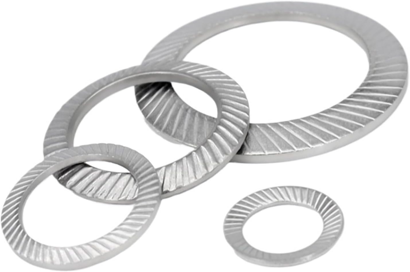 Washer 1~50pcs Double Ridges Teeth Locking Washers Printing Oblique Lock Washer DIN9250 M2.5 M3 M4 M5 M6 M8 M10 M12 M14 M16-M30(M30-1pcs)