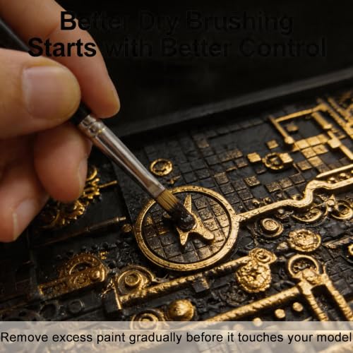 Image of Dry Brush Palette, Paint Palette Professional Miniature Painting