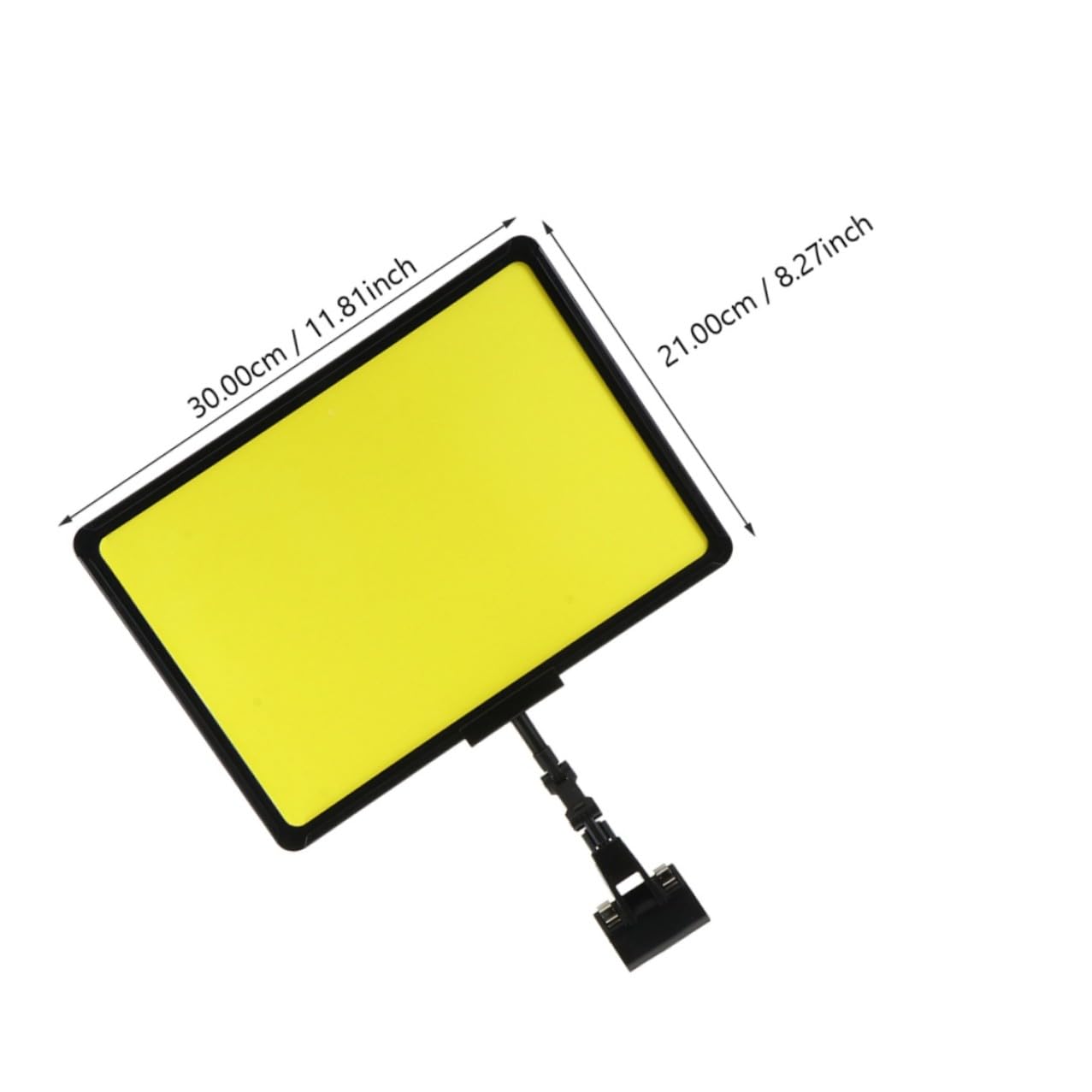 BESTonZON Set 3 Pezzi Espositore per Cartellini dei Prezzi con Clip in Plastica Nera Porta Cartelli Pubblicitari Multifunzione per Supermercati Negozi e Eventi Supporto Leggero e