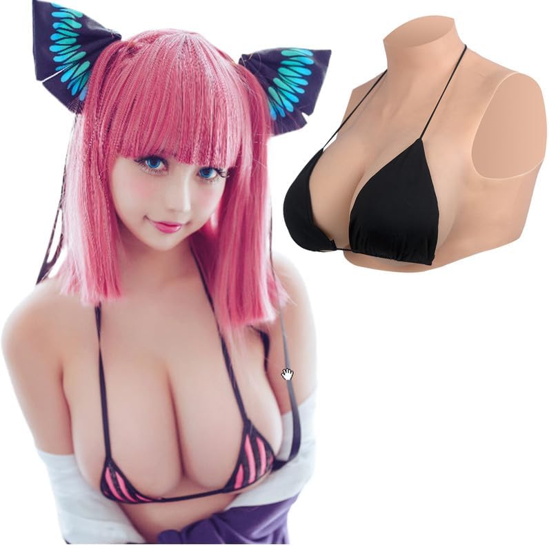 FUN & CARE Pechos falsos Pechos de silicona Pechos de silicona para travestis Placas de pecho pechos falsos Cosplay