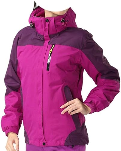 Miniatura 3 de NA - Ropa de pesca de invierno para mujer, deportes al aire libre, snowboard, esquí, resistente al viento, chaqueta impermeable para mujer, abrigo