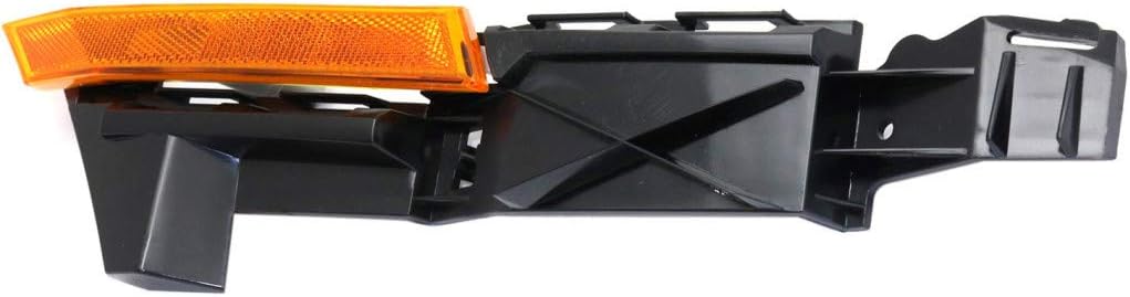 For Mercury Milan 2006 2007 2008 2009 Bumper Cover Support Passenger Side | Front | Made of Plastic | Includes Reflector Light | Replacement For FO1027107 | 615343319353, 6E5Z17C947A