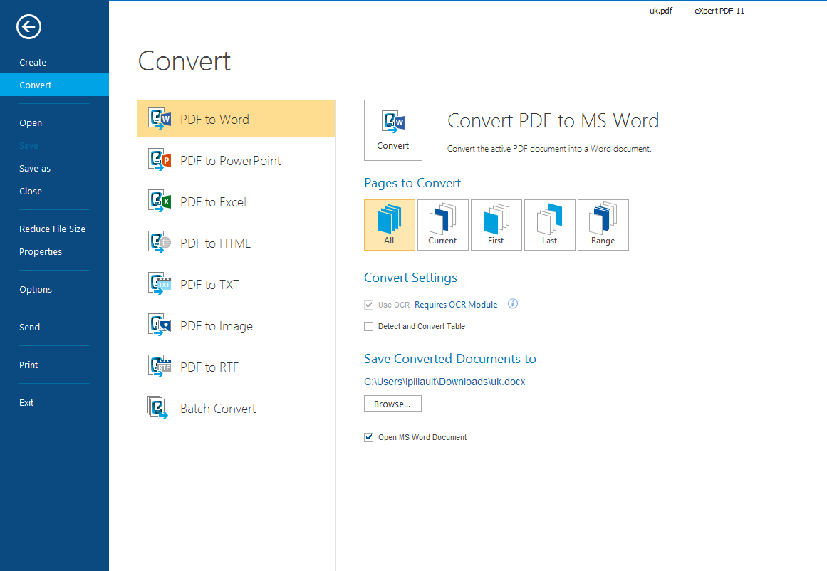 eXpert PDF 11 Home Téléchargement
