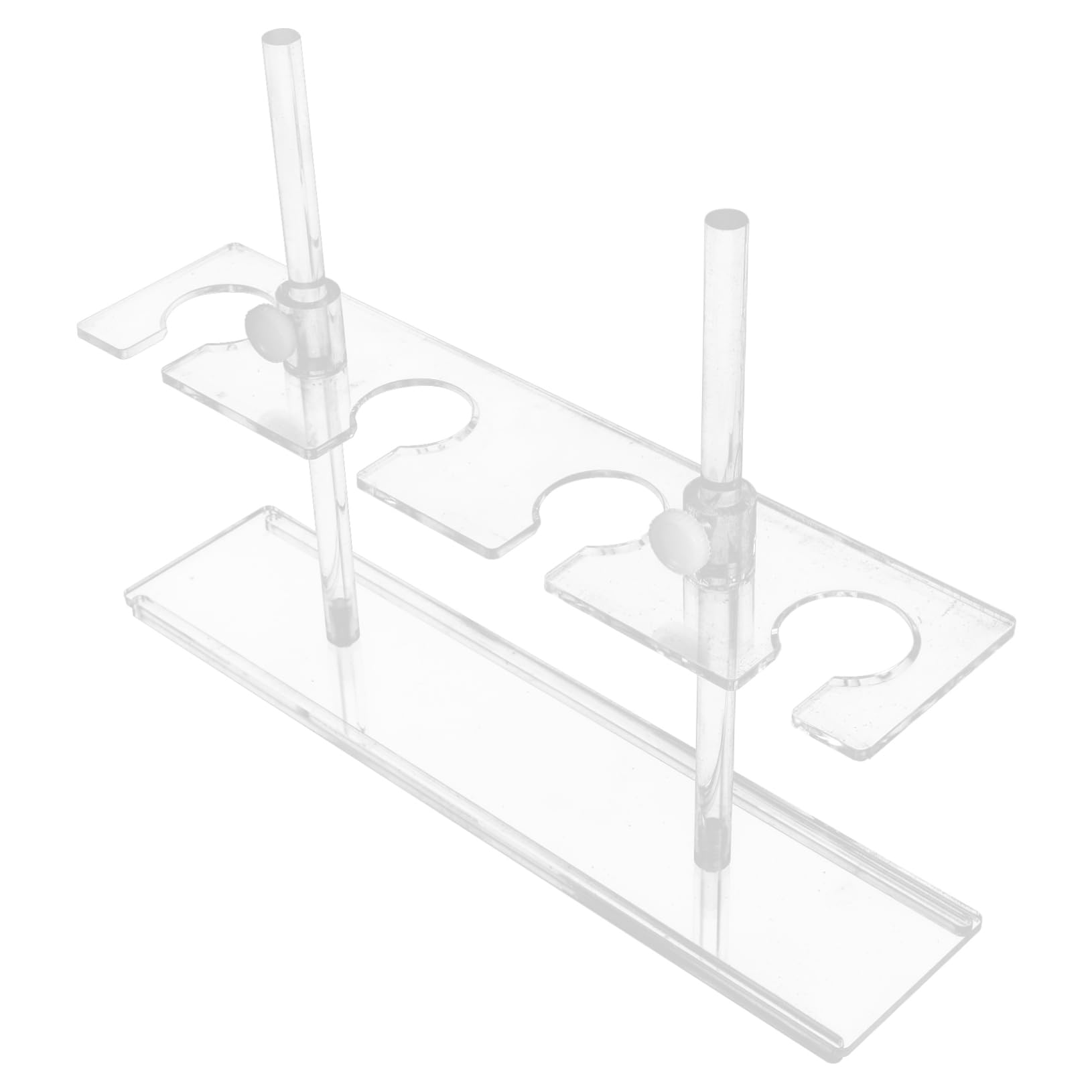 KICHOUSE Labor Trichterständer 4 Loch 250 Ml Aus Acryl Stabiler Trichterhalter Für Schullabor Und Laborbedarf