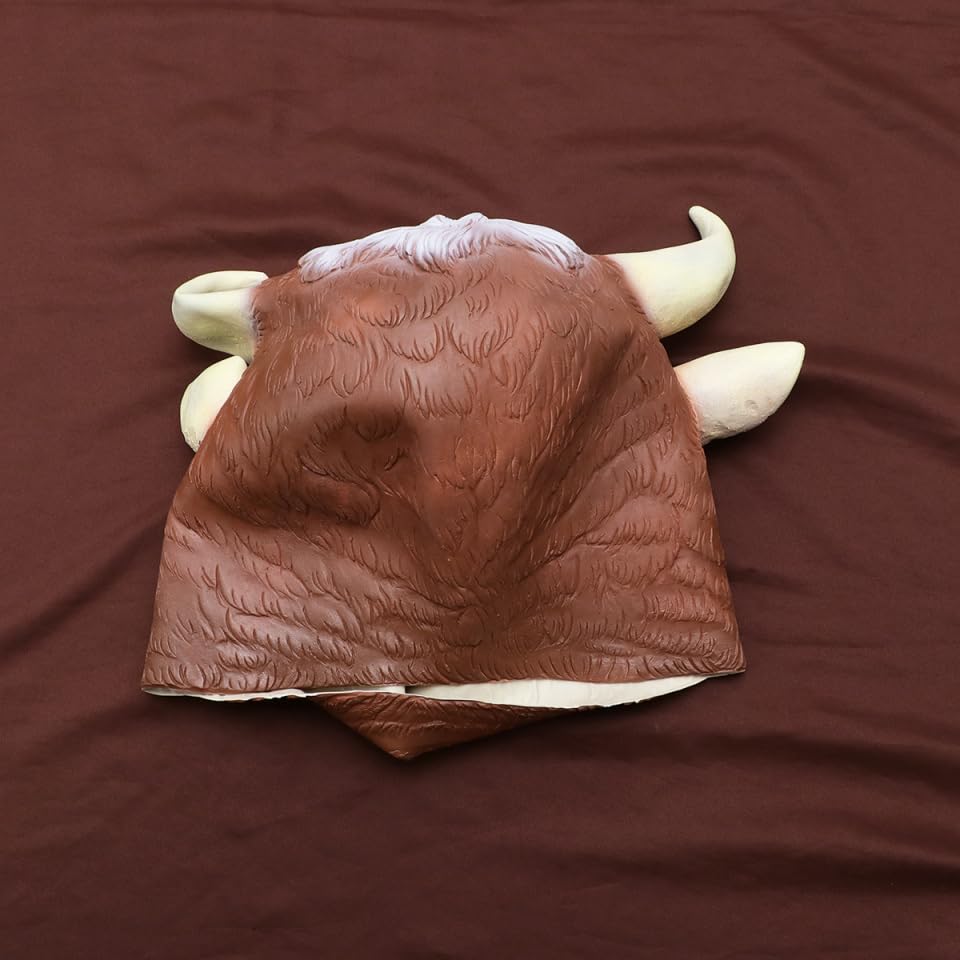Masque tête de bœuf Halloween pour déguisement et soirée cosplay - 6