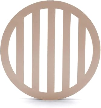DPM Heavy-Duty Plastic Drain Cover 3" Drain Grate Round Drain Cover 3 inch Round Grate | 3" Diameter 1/4" Thickness | Made in USA 10, Tan
