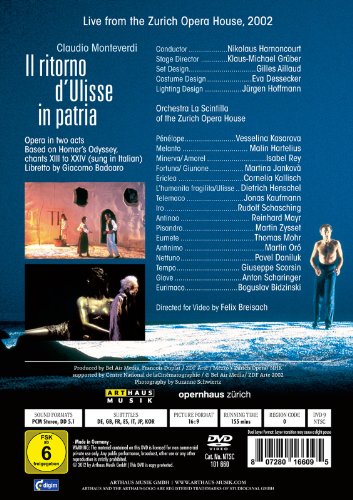Il ritorno d'Ulisse in patria de Monteverdi para noches de ópera y alta cultura en casa 4