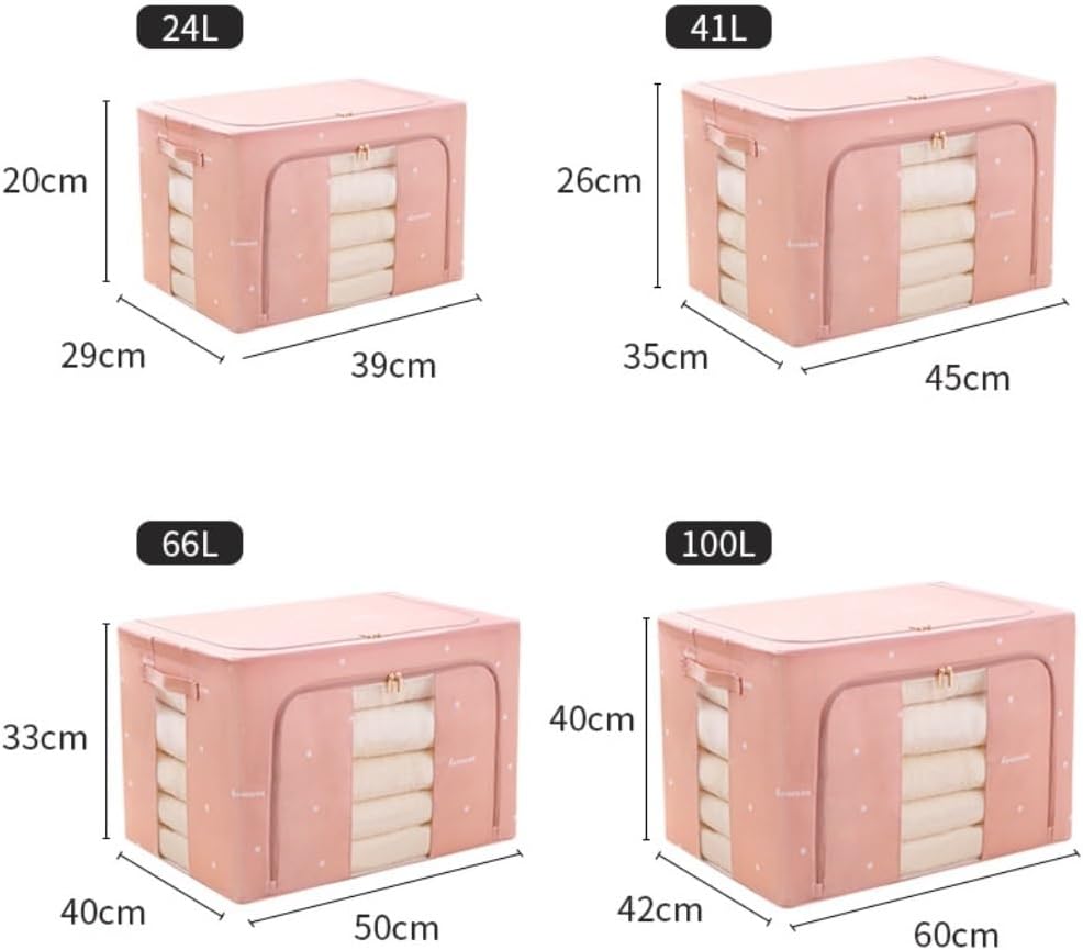 ベッド下収納 ベッド下収納ケース 布団収納袋 折りたたみ衣類収納コンテナ ブランケット収納袋 積み重ね可能なキルトコンテナ ベッド下