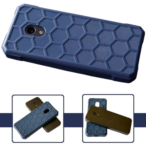 Image of ZAOMA Back Case TPU Cover Compatible for Nokia 235 4G 2024 DS - Model NO. : TA-1616 Rugged Case (Pack of 2) (NK2354G RUGBLUE)
