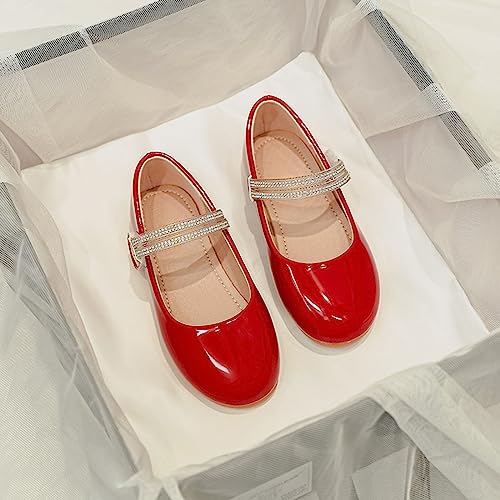 Girls' Soft Soled Simple Comfortable Single Shoes Children's Leather Small Leather Shoes Toddler Underarm Our2