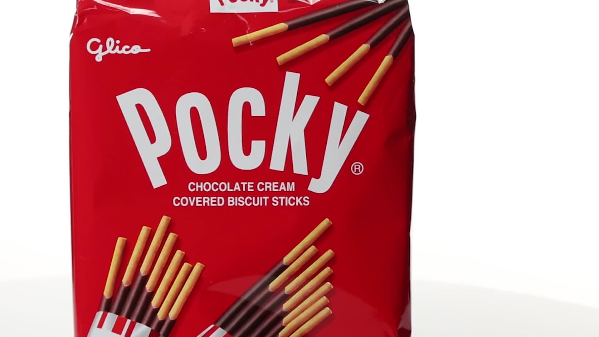 Amazon.com: Glico Pocky, Chocolate Cream Covered Biscuit Sticks (9