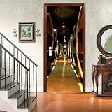 🌿 Adatto a qualsiasi porta | Che la tua porta sia fatta di legno, metallo o vetro, questo adesivo porta 3D può adattarsi perfettamente. Il suo design universale è adatto a vari scenari interni ed esterni, come camere da letto, bagni, uffici, ecc., migliorando istantaneamente la bellezza dello spazio e aggiungendo decorazioni personalizzate alle vostre porte.
