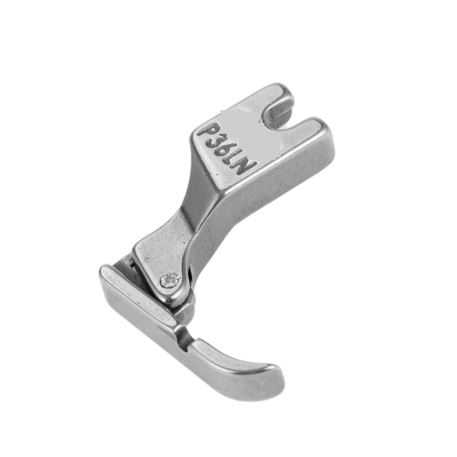 Aiguille et pied-de-biche P36LN en acier robuste pour finitions parfaites sur fermeture éclair