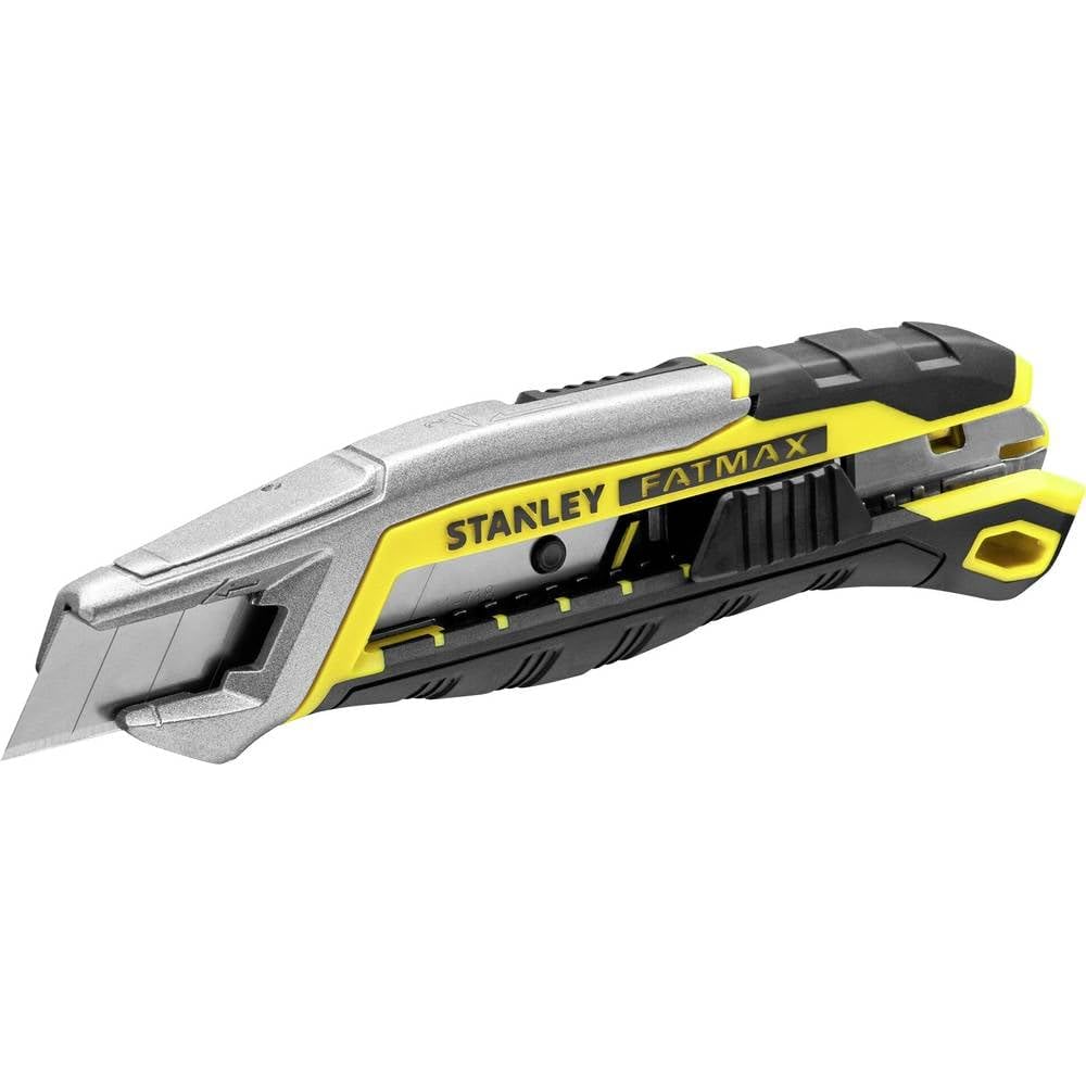 Stanley, Cuchillo de 18 mm con hoja corredera amarilla