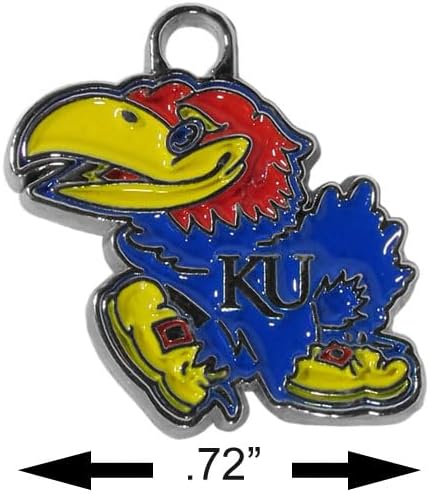 NCAA Siskiyou Sports Womens Kansas Jayhawks Euro Bead Bracelet One Size Team Color - Image 4