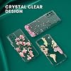 Funda Transparente kwmobile Compatible con Samsung Galaxy A56 5G - Funda de TPU Suave - Estampado de Enredaderas Silvestres Multicolor/Transparente 8