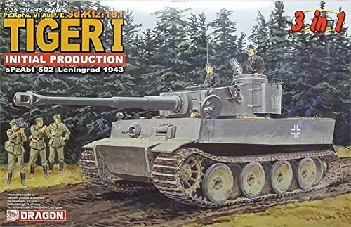 Amazon.co.jp: ドラゴン 6252 1/35 ドイツ ティーガーI 極初期型 第502