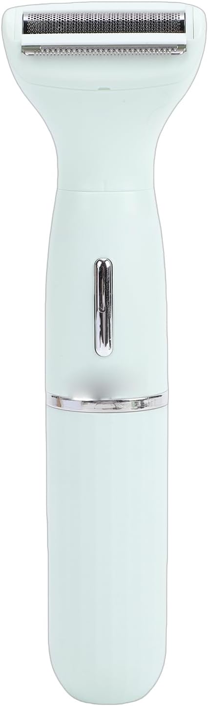 Garosa Electric Hair Trimmer, Body Hair Trimmer for Intimate Areas, Compact TravelFriendly Groomer with 4 Replacement Heads and Gentle Cutting Technology