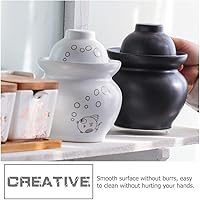 Vista 9 de Luxshiny Tarro de cerámica Kimchi de cerámica Contenedor de Kimchi Sellado de pepinillos Tarro de almacenamiento chino Tarro de fermentación