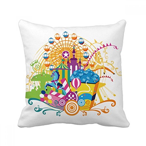 Oreiller carré chinois multicolor 40x40cm comme cadeau original de maison
