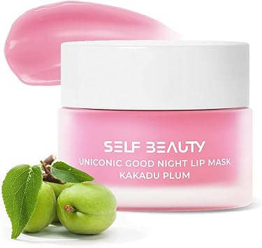 SELFBEAUTY Unicorn Good Night Lip Mask, Dullness Care, Kakadu Plum 0.5 oz 14.5 g