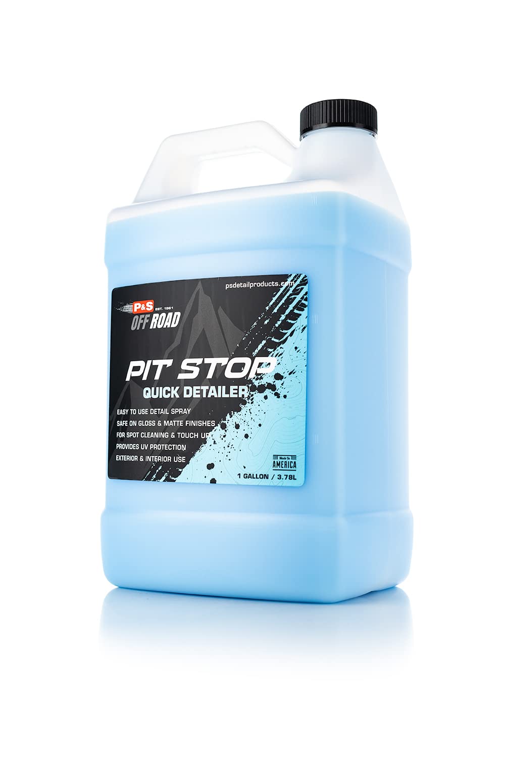 P &amp; S PROFESSIONAL DETAIL PRODUCTS P&amp;S Off Road Pit Stop Quick Detailer – Easy Use for Side-by-Sides, ATVs &amp; UTVs – Interior &amp; Exterior Cleaner with UV Protection – Safe on All Finishes - 1 Gallon