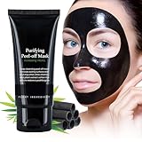 Black Head Remover for Face - Peel Off Black Mask, Charcoal Mask, Nose Blackhead Pore Remover, Deep Cleansing Blackhead Pores Acne, for Men and Women