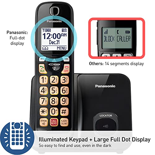 Panasonic KX-TGD810B Cordless Phone With Advanced Call Block thumb #4
