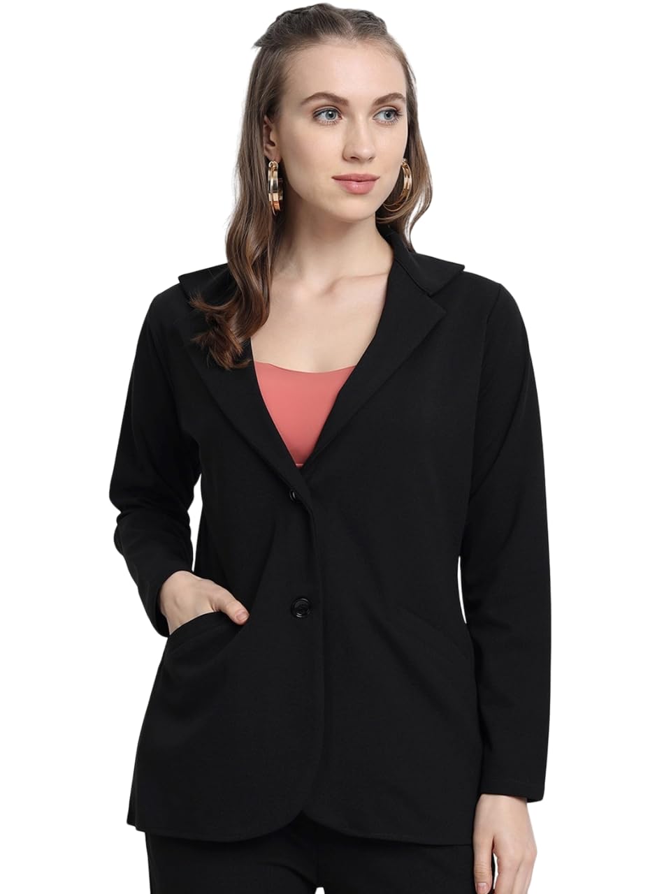 perfect productions Blue Casual Blazer,Comfy Blazer,Long Sleeve Blazer,Classic Tailored Blazer, Blazer for Women, Formal Blazer08,Classy Blazer for Women.-picture-29