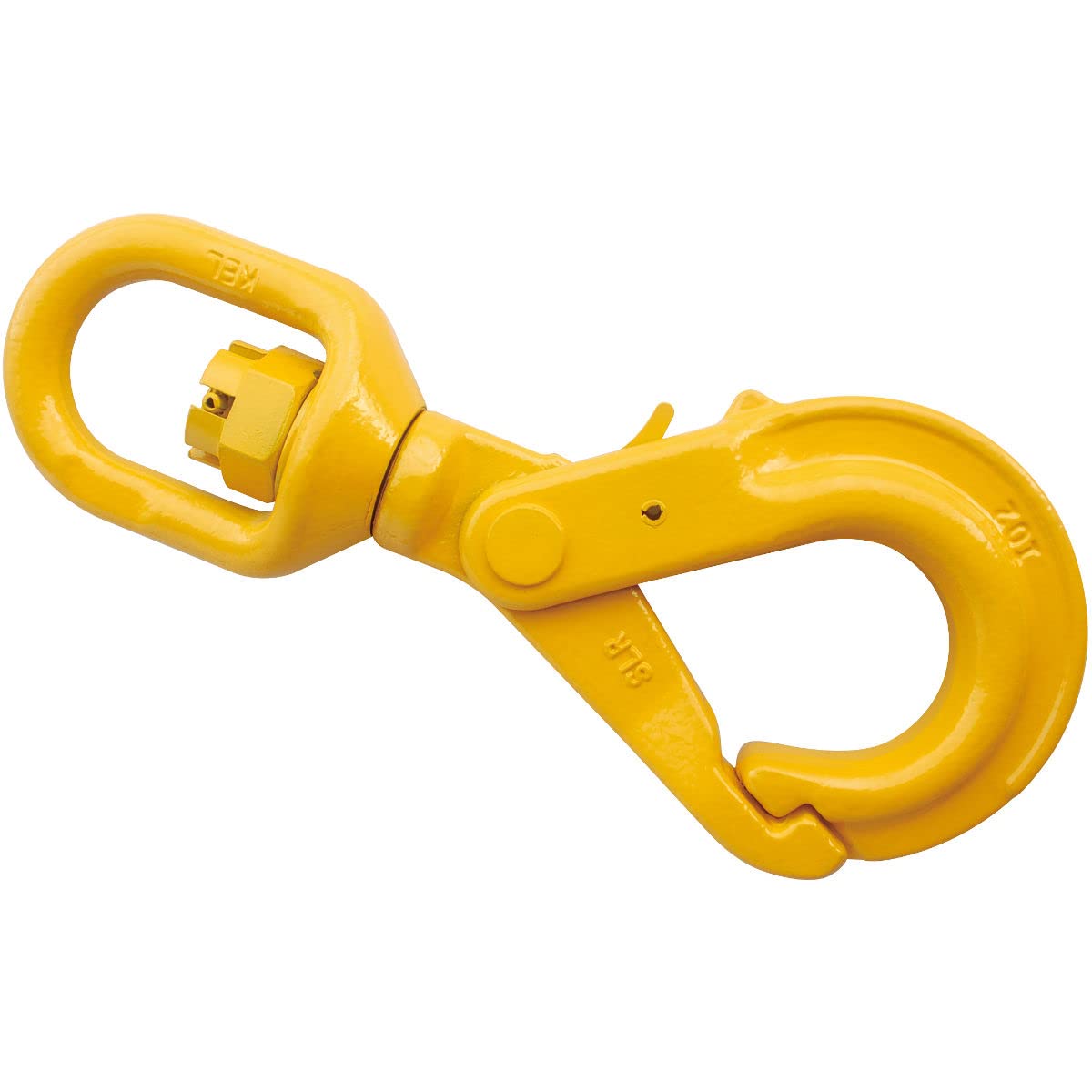 1/2" Clevis Foundry Hook Grade 80 Painted Yellow Breaking Strength 48000 LBS WLL 12000 LBS