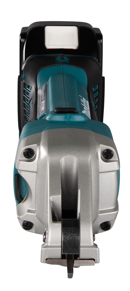 Makita Forbici per lamiere a batteria, 1,6 mm, 18 V, 5,0 Ah, 2 batterie e caricatore in MAKPAC, DJS161RTJ