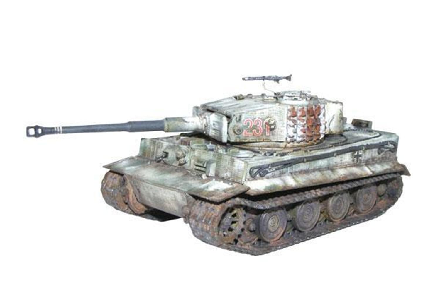 Warlord Games Tiger I Ausf. E, tanque de plástico a escala de 1:56/28 mm para Bolt Action Miniaturas altamente detalladas de la Segunda Guerra Mundial para juegos de guerra de mesa