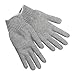 Memphis Glove MCR Safety String Knit Gloves, Cotton/Polyester, Hemmed Cuff, L Size, Grey, 12 Pair (9507LM)