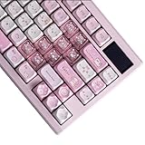 daixiahu Mao Height Cat Shape Theme keycaps PBT keycaps Customized keycap Set Suitable for 61/87/104/108 Cherry MX Switch and Other Mechanical Keyboards 141PBT+25PC (Pixel Meow)