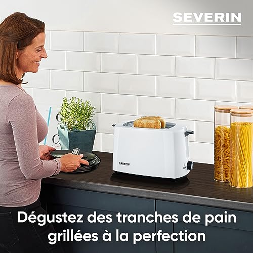 Grille pain SEVERIN AT2286 2 fentes pour 2 tranches support viennoiseries - vue 5