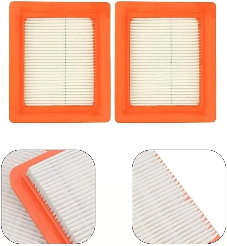 2 Pack Lawn Mower Air Filter Fit for HRR216 HRX217 GC160 GCV190 Series Square Element
