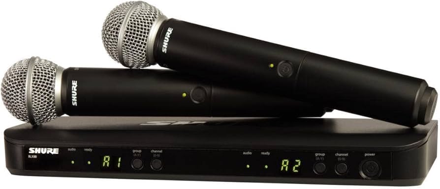 SHURE BLX288/SM58 ワイヤレスマイクシステム BLX288/SM58 - Wireless Dual Vocal System with two SM58 - Shure USA