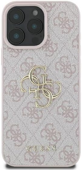 CG Mobile Guess GUHCP16X4GMGPI Pink Phone Case for iPhone 16 Pro Max 6.9'' Hardcase 4G Big Logo